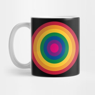 Rainbow Target Mug